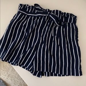 Flowy stripes shorts